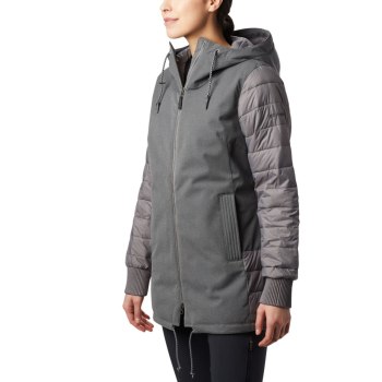 Columbia Boundary Bay Hybrid, Chamarras Grises Para Mujer | 685712-DMN